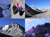 49 Pilgrims Walk Toward Dolma La, Last View Of Mount Kailash, Peak To South East Of Dolma La, Steep Climb Towards Dolma La On Mount Kailash Outer Kora Pilgrims walk towards Dolma La. The last view of Mount Kailash is just before the steep climb towards the Dolma La with the peak to the south east side of the Dolma La coming into view.